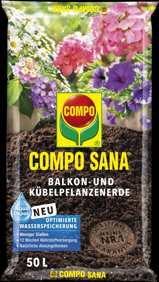 Compo Sana Balkon- und Kbelpflanzenerde ab  15,39 (2026) | Preisvergleich  Geizhals Deutschland