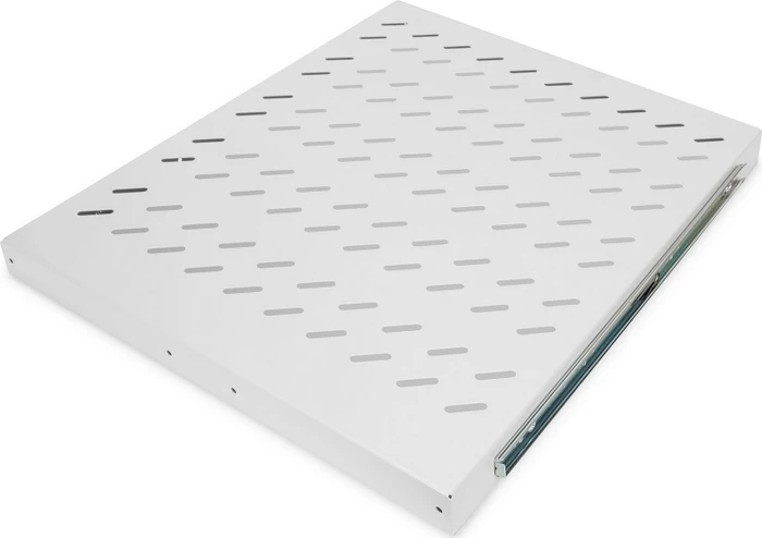 Digitus ausziehbarer Fachboden für Netzwerk- und Serverschränke, 19", hellgrau, 800mm Einbautiefe, 1HE