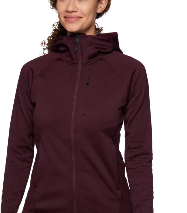 Black Diamond Factor Hoody Jacke bordeaux (Damen) (AP744080-6018)