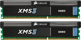 Corsair XMS3 UDIMM 4GB Kit, DDR3-2000, CL9-10-9-27