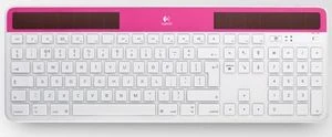 Logitech K750 Wireless Solar Keyboard für Mac rot, USB, DE