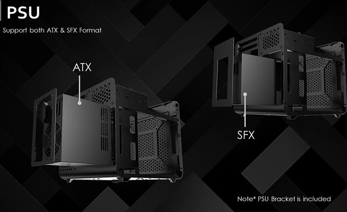 Raijintek Metis Evo TGS, weiß/schwarz, Glasfenster, Mini-ITX