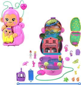 Mattel Polly Pocket - Affenmama und Baby