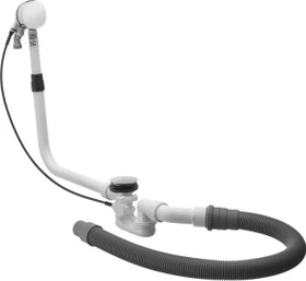 Duravit Universal Ab- und Überlaufgarnitur mit Zulauf chrom