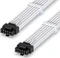 EZDIY-FAB 12VHPWR Kabel, 16-Pin PCIe 5.0 12VHPWR Stecker auf 16-Pin PCIe 5.0 12VHPWR Stecker, 16AWG, weiß/schwarz, 60cm Vorschaubild
