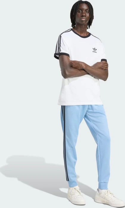 adidas Adicolor Classics SST Trainingshose lang ash blue/black (Herren)