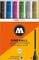 Molotow ONE4ALL 227HS 4mm Acrylmarker Metallic-Set sortiert, 6er-Set, Etui Vorschaubild