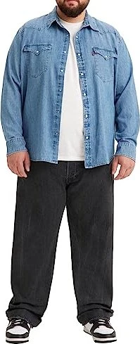 Levi's 501 Original Big & Tall Jeans black worn in (Herren)