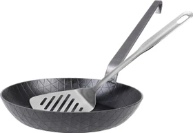 Gräwe Iron-High Bratpfanne mit Hakenstiel hoher Rand 23.8cm