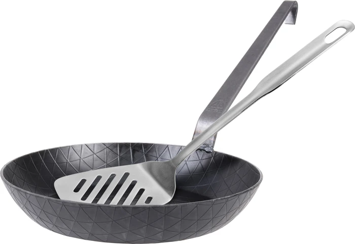 Gräwe Iron-High Bratpfanne mit Hakenstiel hoher Rand 23.8cm
