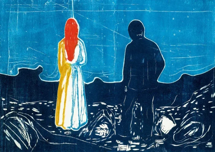 Bluebird Puzzle Edvard Munch Two People: The Lonely Ones 1899