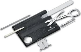 Victorinox SwissCard Nailcare Taschenmesser black transparent