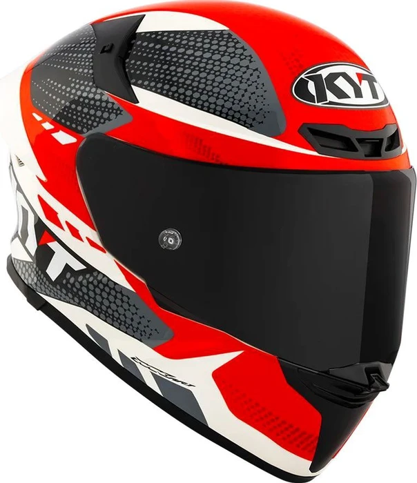 KYT TT-Revo Gear grau/weiß/rot