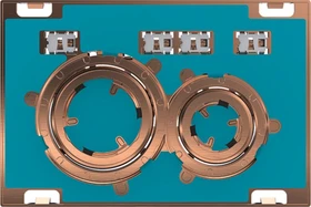 Geberit Sigma21 individuell Grundkörper rotgold