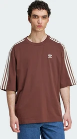 adidas Adicolor Oversized T-Shirt kurzarm auburn/off white (Herren)