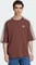 adidas Adicolor Oversized T-Shirt kurzarm auburn/off white (Herren) Vorschaubild