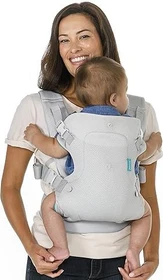infantino Flip Advanced 4in1 Babytrage hellgrau