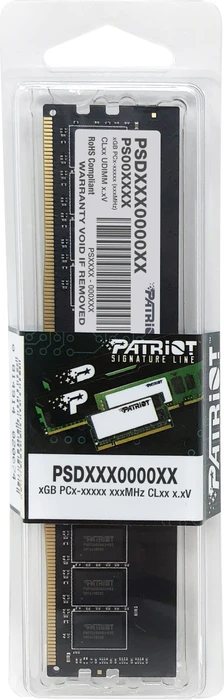 Patriot Signature Line UDIMM 8GB, DDR4-3200, CL22-22-22-52