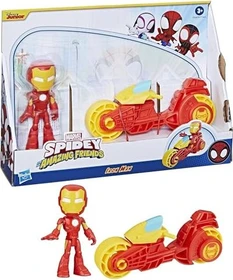 Hasbro Marvel Spidey and His Amazing Friends - Iron Man & Motorrad