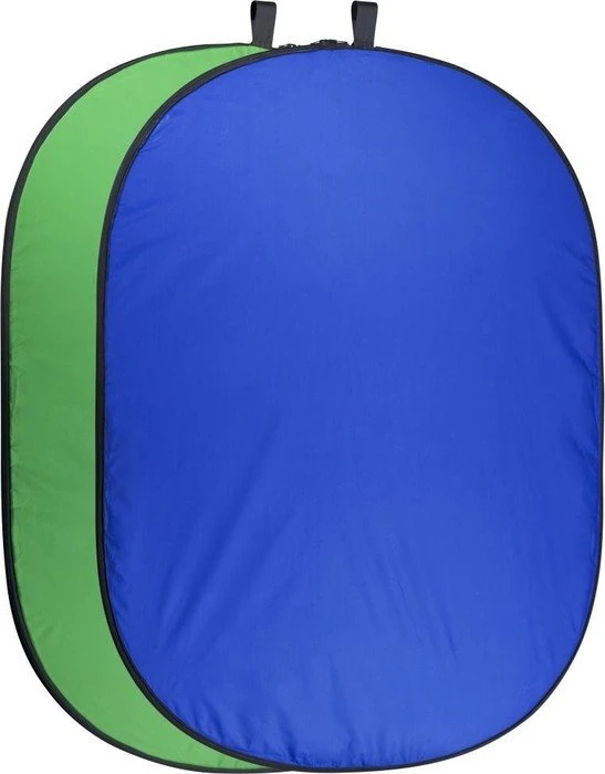 Walimex Pro Falthintergrund grün/blau 200x230