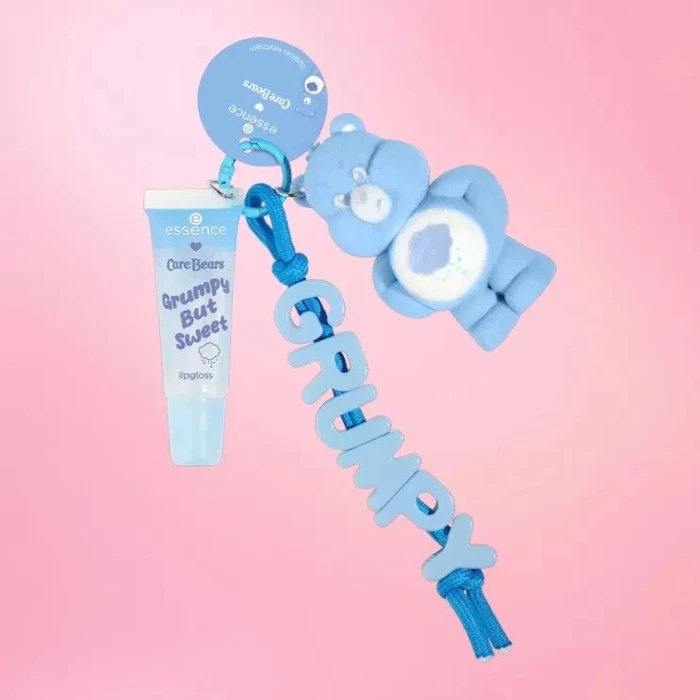 Essence Care Bears Lip Gloss Keychain 01 grumpy but sweet