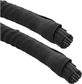 InLine Geflechtschlauch selbstverschließend, 10mm, 5m, schwarz