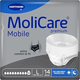 Hartmann MoliCare Premium Mobile 10 Tropfen Schutzhose Größe L, 14 Stück