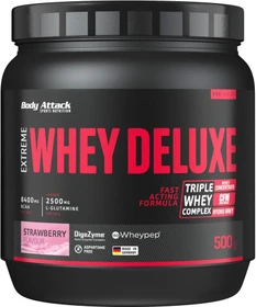 Body Attack Extreme Whey Deluxe Protein Erdbeere 500g