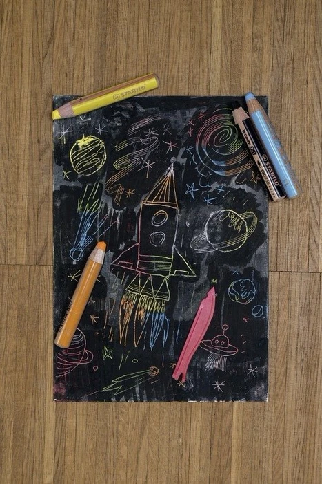 STABILO Woody 3in1 Arty Wachsmalstift sortiert, 18er-Set