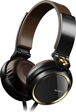 Sony MDR-XB600 schwarz/gold/braun