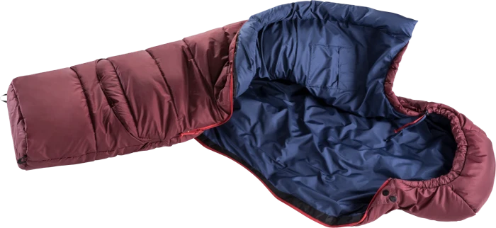 Deuter Starlight Mumienschlafsack maron/navy (Junior)