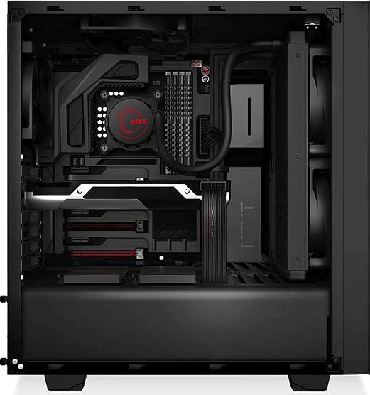 NZXT Source 340 schwarz, Acrylfenster