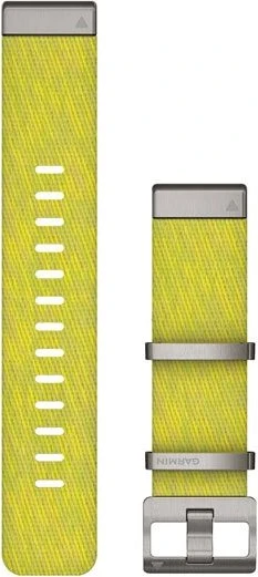 Garmin Ersatzarmband QuickFit 22 Nylon gelb/grün