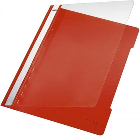 Leitz Standard Schnellhefter Plastik, A4, hellrot