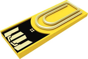 Xlyne Clip/Me True Document 8GB gelb, USB-A, USB 2.0