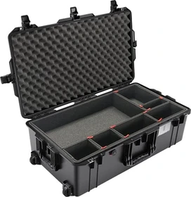 Peli Air Case 1615 Schutzkoffer mit TrekPak Facheinteilung schwarz