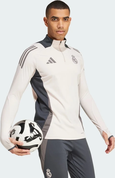 adidas Real Madrid Tiro 24 Competition Funktionsshirt langarm putty mauve/grey/charcoal (Herren)