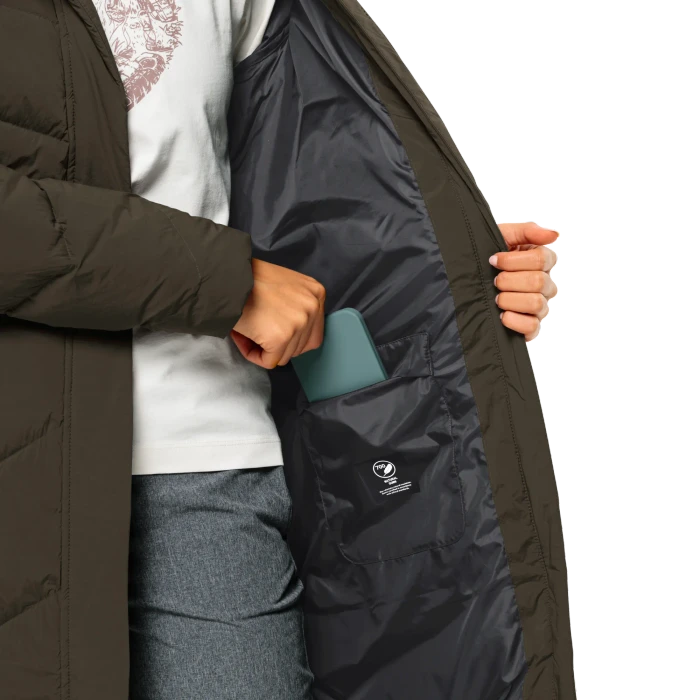 Jack Wolfskin Marienplatz Funktionsmantel obsidian moss (Damen)