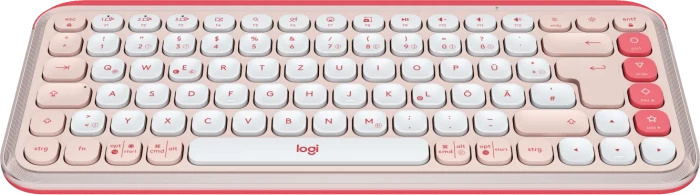 Logitech POP Icon Keys, Rose & Off-White, Logi Bolt, USB/Bluetooth, DE