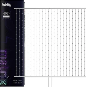 Twinkly Matrix Lichtervorhang LED 480x warmweiß RGB