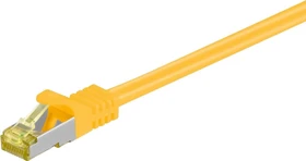 goobay Patchkabel, Cat7/Cat6a, S/FTP, RJ-45/RJ-45, 5m, gelb
