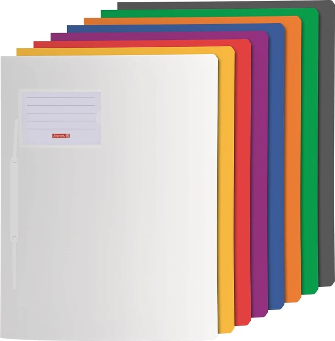 Brunnen FACT!pp Schnellhefter, A4, farbig sortiert, 8er-Pack
