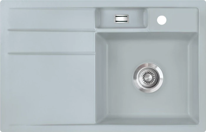 systemceram Bela 78 F Einbau Becken rechts titan