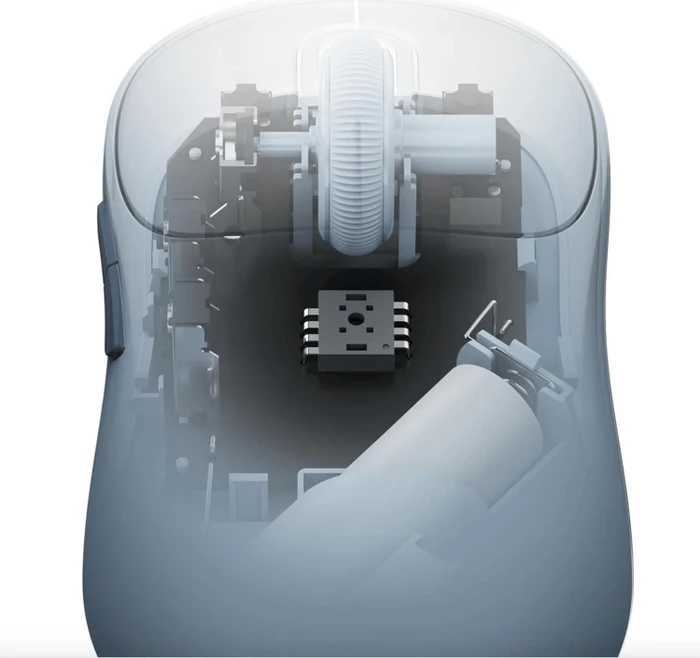 Xiaomi Wireless Mouse 3, weiß/gelb, USB/Bluetooth