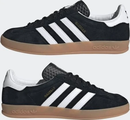 adidas Gazelle Indoor core black/cloud white (Herren) (H06259) – Bild 7