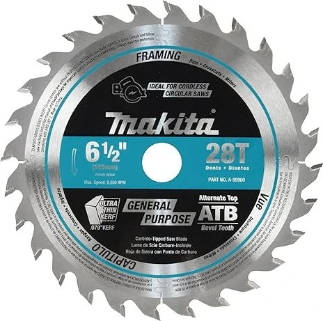 Makita Specialized Kreissägeblatt 28Z, 160x2x20mm, 1 Stück
