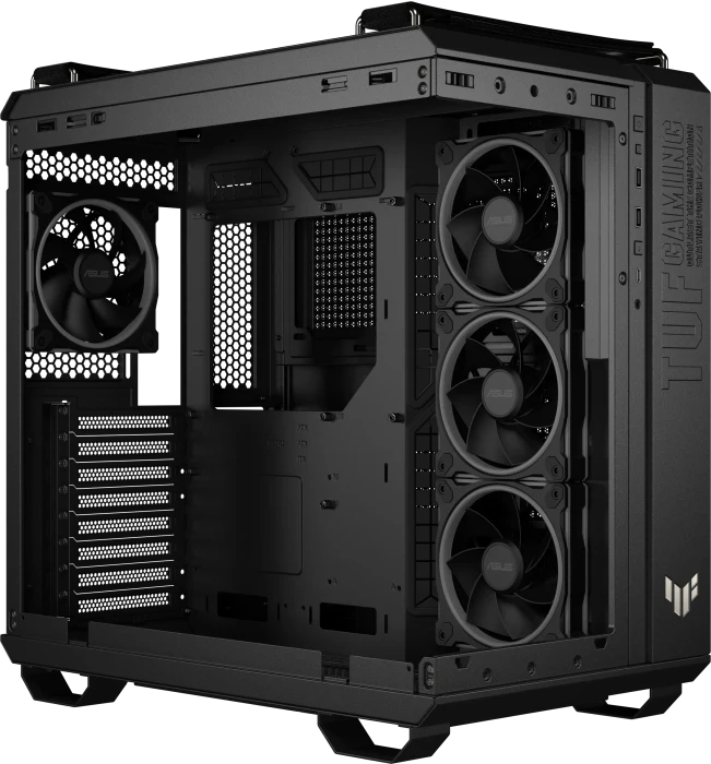 ASUS TUF Gaming GT502 Horizon TG ARGB Black, Glasfenster