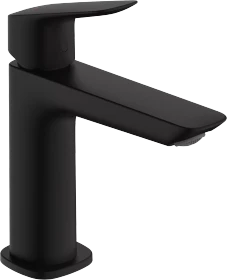 Hansgrohe Logis 110 Fine mit Push-Open Ablaufgarnitur mattschwarz