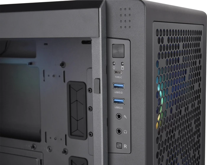 Thermaltake Ceres 500 TG ARGB, schwarz, Glasfenster