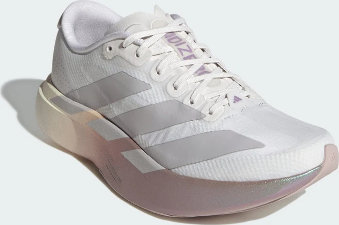 adidas Adizero Evo SL crystal white/grey two/matt purple metalic (Damen)